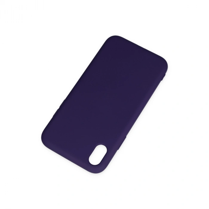 İphone Xr Kılıf Nano İçi Kadife Silikon - Mor