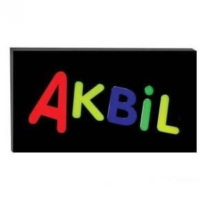 Işıklı Tak Çalıştır Hazır Tabela Akbil