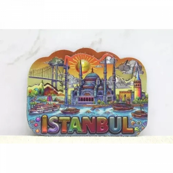 İstanbul Temalı Silikon Buzdolapı Süsü Magnet