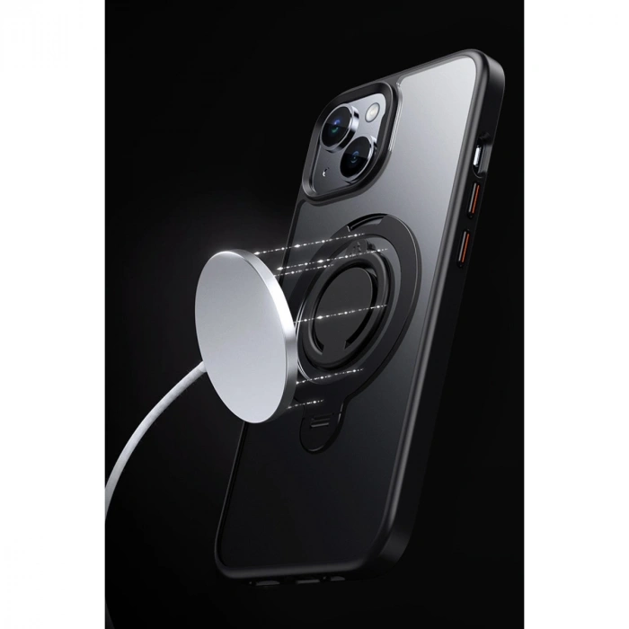Joko Apple İphone 12 Avatar 360 Dönen Magsafe Kapak - Siyah