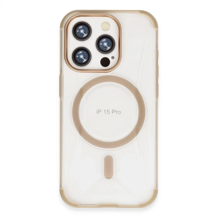 Joko Apple İphone 15 Pro Hilton Magsafe Kapak - Gold