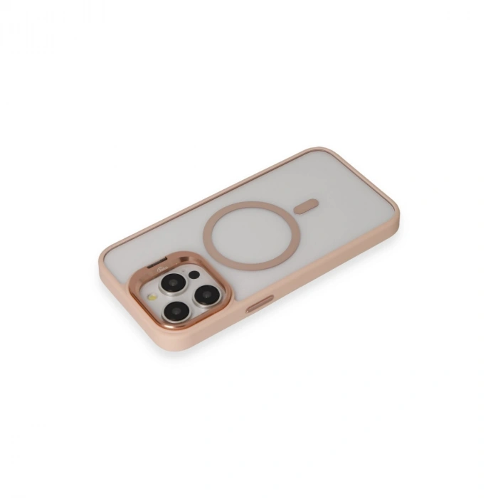 Joko Apple İphone 15 Pro Kılıf Roblox Lens Magsafe Standlı Kapak - Pudra