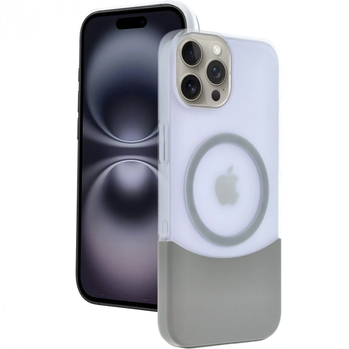 Joko Apple İphone 15 Pro Max Velar Magsafe Kapak - Natural Grey