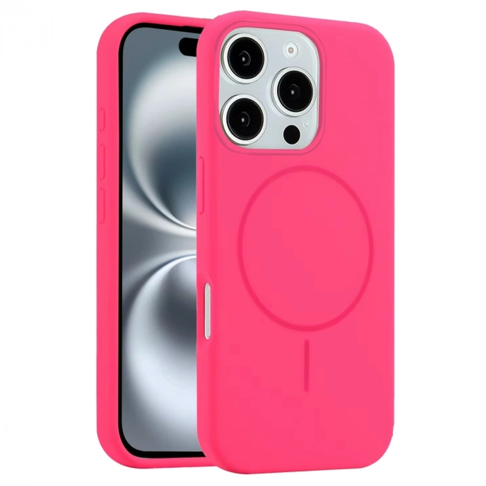 Joko Apple İphone 16 Pro Kılıf Jully Magsafe Kapak - Pembe