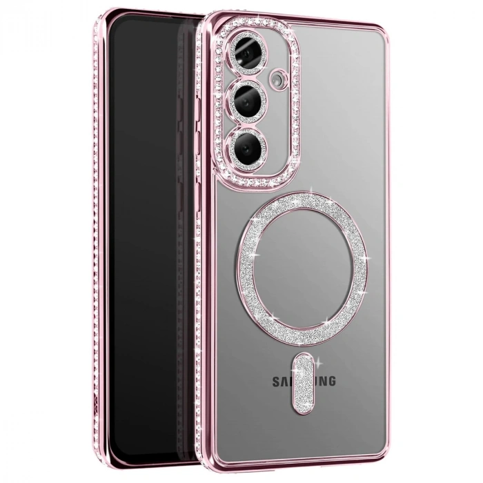 Joko Samsung Galaxy A37 5g Joke Simli Magneticsafe Kılıf - Pembe