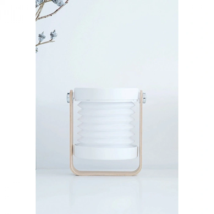 Jp-dld Kamp Lambası Görünümlü Dekoratif Gece Lambası - Beyaz