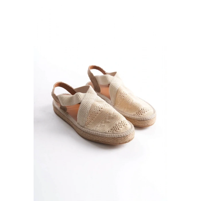 Kadın Bej Espadril Ayakkabı TR19MY01C