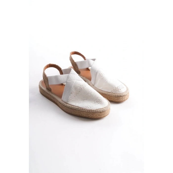 Kadın Beyaz Espadril Ayakkabı TR19MY01B