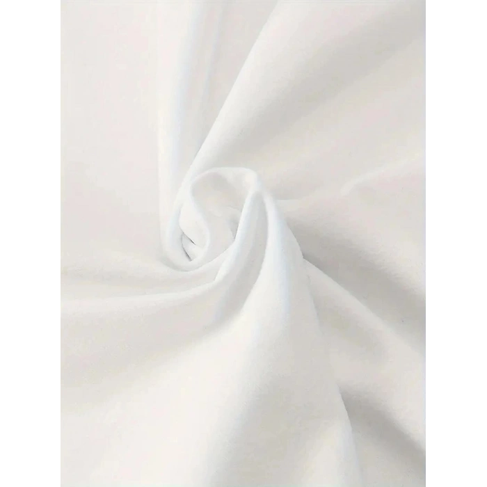 Kadın T-Shirt Kısa Kollu, Umrumda Değil Baskılı tişört - Beyaz