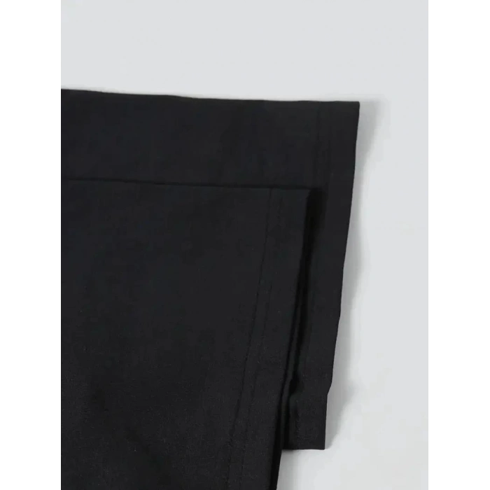 Kadın T-Shirt Ördek Baskılı Bisiklet Yakalı Kısa kol Tişört - Siyah