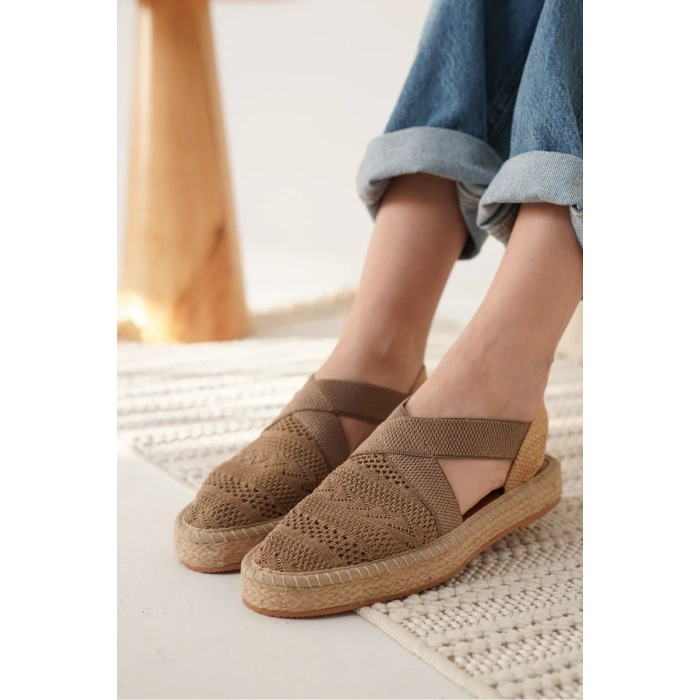Kadın Vizon Espadril Ayakkabı TR19MY01D