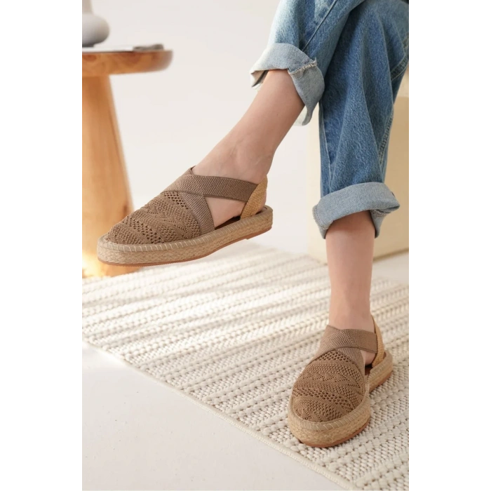 Kadın Vizon Espadril Ayakkabı TR19MY01D