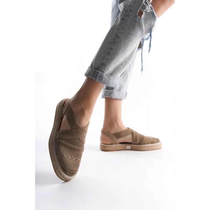 Kadın Vizon Espadril Ayakkabı TR19MY01D