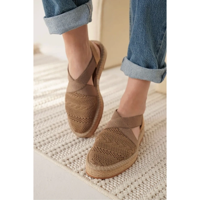 Kadın Vizon Espadril Ayakkabı TR19MY01D