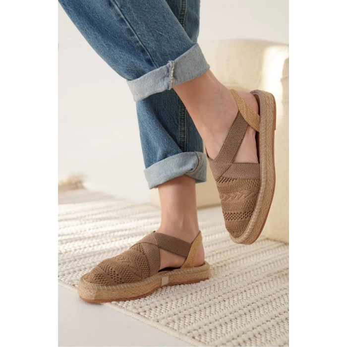 Kadın Vizon Espadril Ayakkabı TR19MY01D