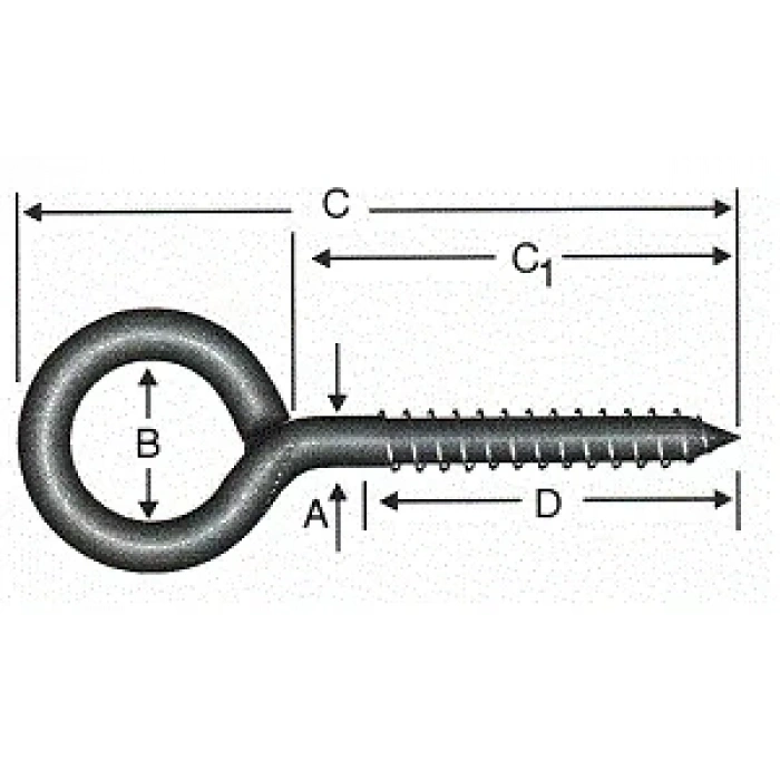 Kaynaklı Vida 8x190 - 50 Adet