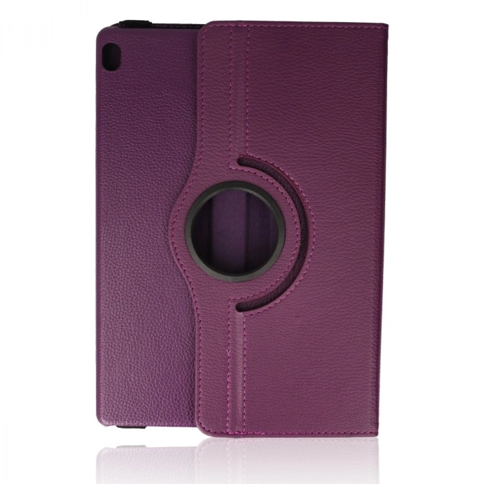 Lenovo M10 X505f Kılıf 360 Tablet Deri Kılıf - Mürdüm