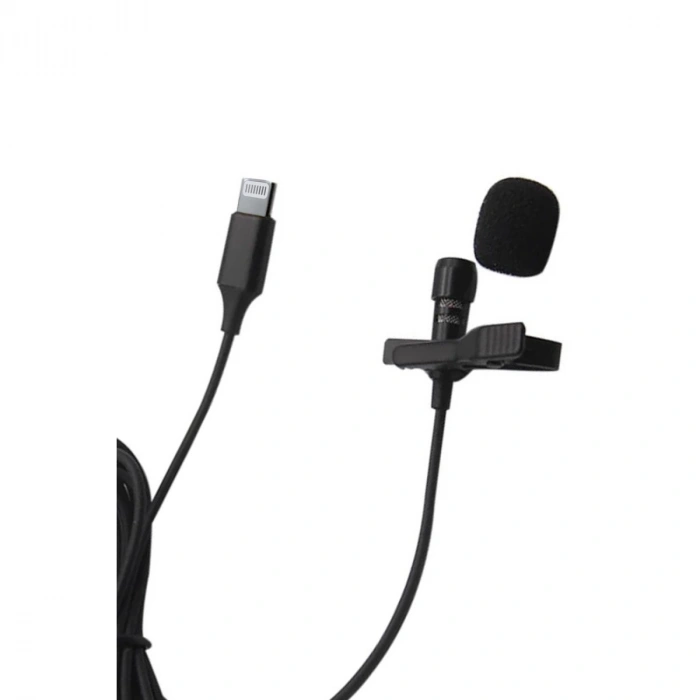 Lightning 2 Metre Double Mikrofon - Siyah