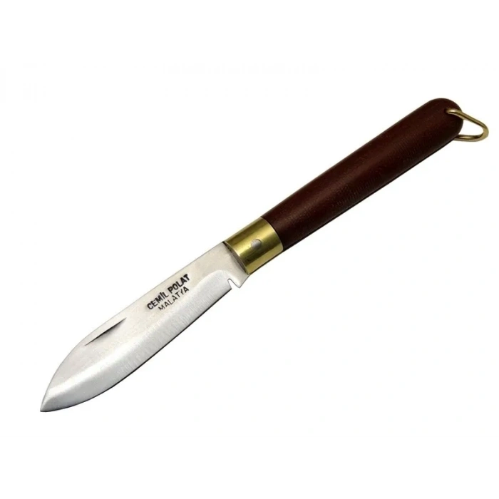 Malatya Beydağı  Tk 18 Kahverengi Kamp Çakı 18cm - Manuel, Fiber Sap
