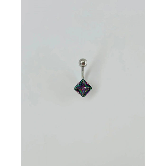 Mistik Topaz Taşlı Göbek Piercing