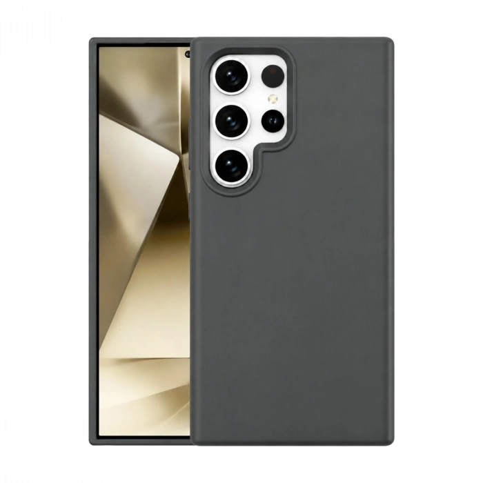 Newface Samsung Galaxy S24 Ultra Kılıf First Silikon - Gri