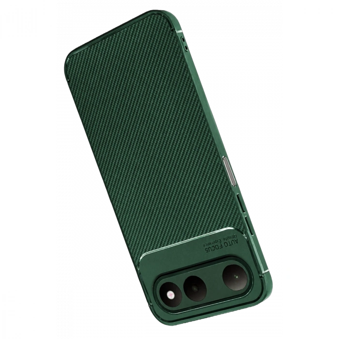 Newface Tecno Spark 50 5g Auto Focus Karbon Kapak - Yeşil
