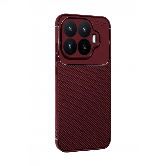 Newface Xiaomi Mi 17t Auto Focus Karbon Kapak - Bordo