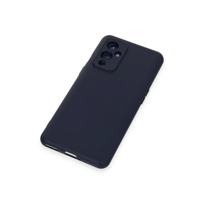 One Plus 9 Kılıf Nano İçi Kadife Silikon - Lacivert