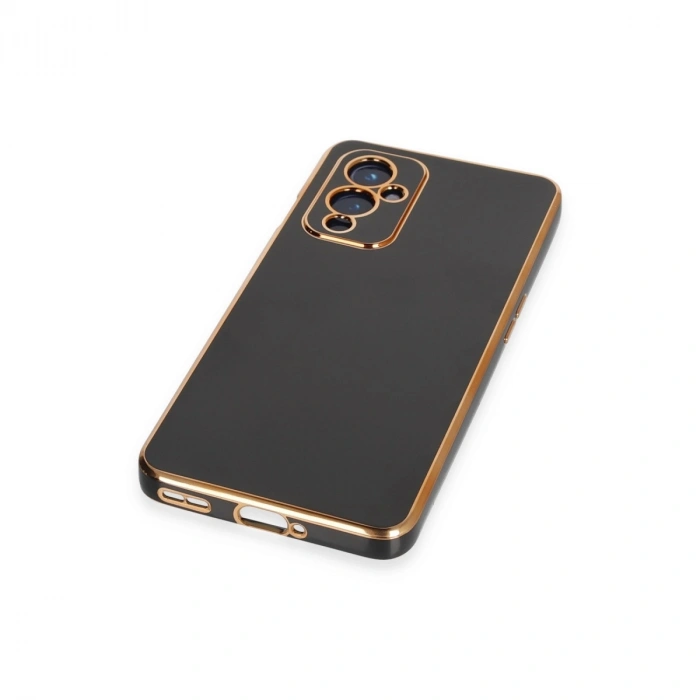 One Plus 9 Kılıf Volet Silikon - Siyah
