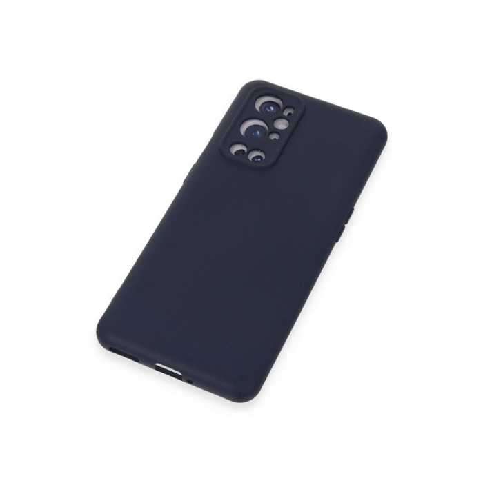 One Plus 9 Pro Kılıf Nano İçi Kadife Silikon - Lacivert