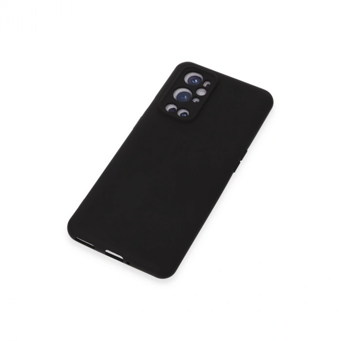 One Plus 9 Pro Kılıf Nano İçi Kadife Silikon - Siyah