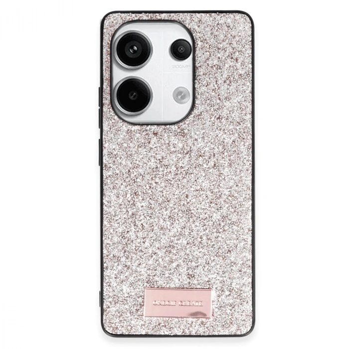 Onegif Xiaomi Redmi Note 13 Pro 4g Bright Simli Kapak - Gold