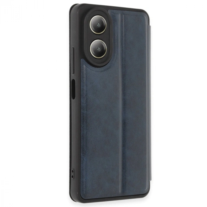 Oppo A38 Kılıf Flip Cover - Lacivert