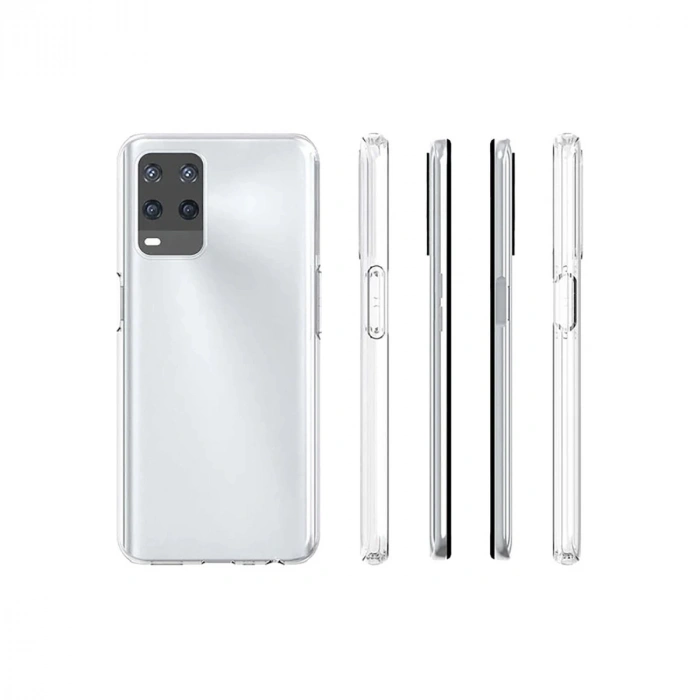 Oppo A54 4g Kılıf Deluxe 2mm Şeffaf Silikon - Şeffaf