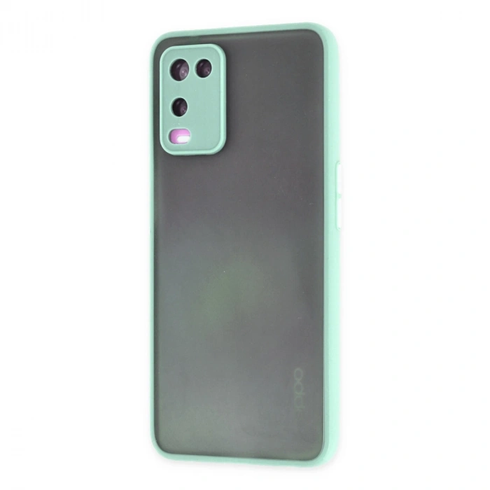 Oppo A54 4g Kılıf Montreal Silikon Kapak - Turkuaz