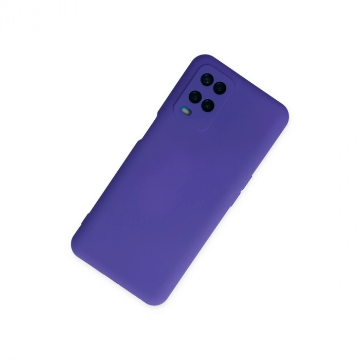 Oppo A54 4g Kılıf Nano İçi Kadife Silikon - Mor