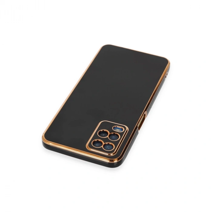 Oppo A54 4g Kılıf Volet Silikon - Siyah