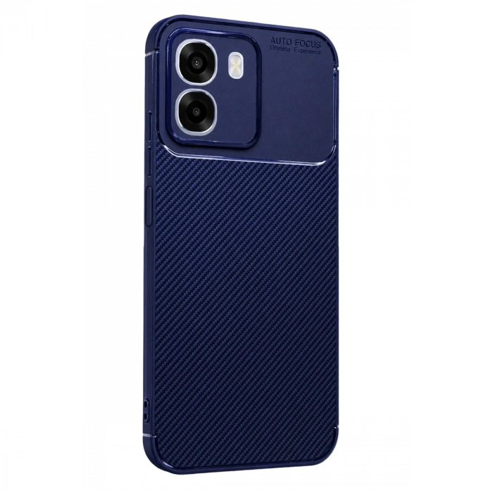 Oppo Oppo A6t 5g Auto Focus Karbon Kapak - Lacivert