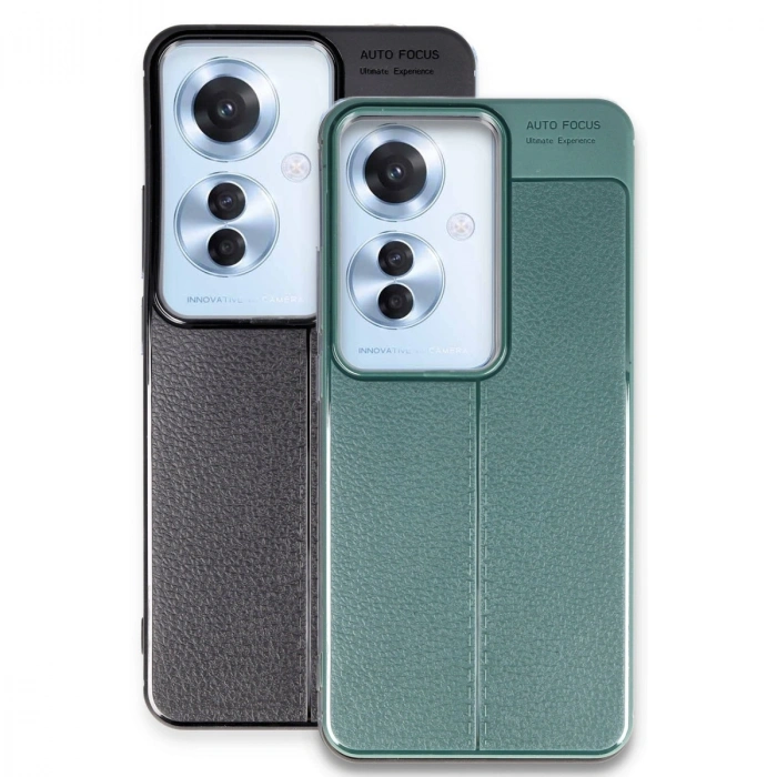 Oppo Reno 11f Kılıf Auto Focus Kapak - Siyah