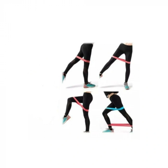 Pilates Squat Aerobik Direnç Lastiği 5 Li Paket