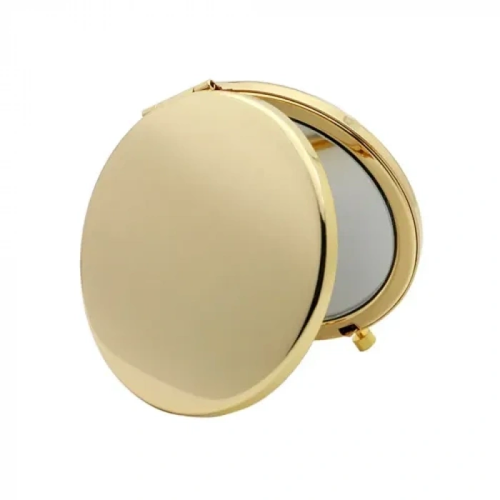 Promosyon Yuvarlak Cep Aynası Gold Renk
