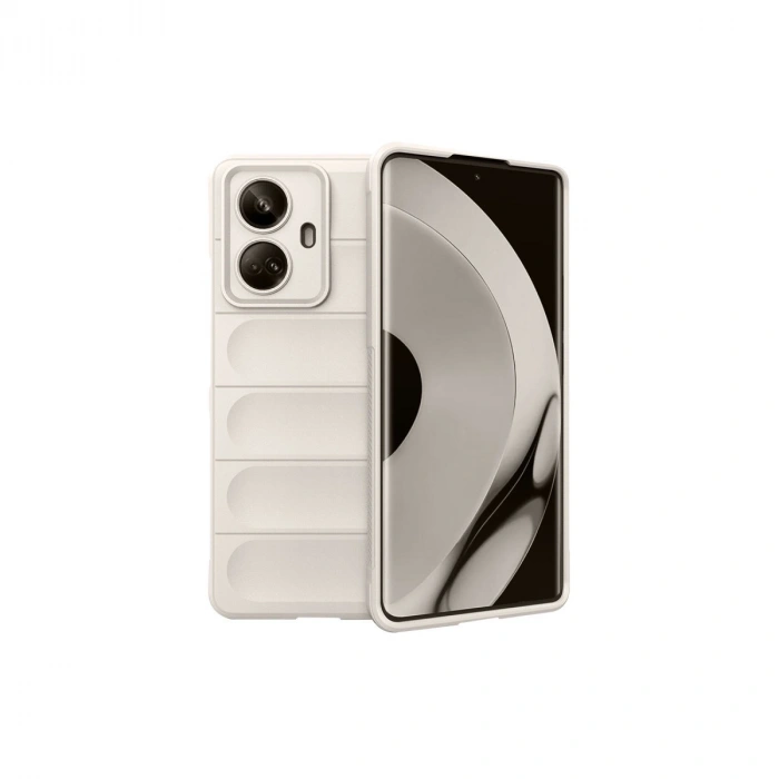 Realme 10 Pro 5g Kılıf Optimum Silikon - Krem