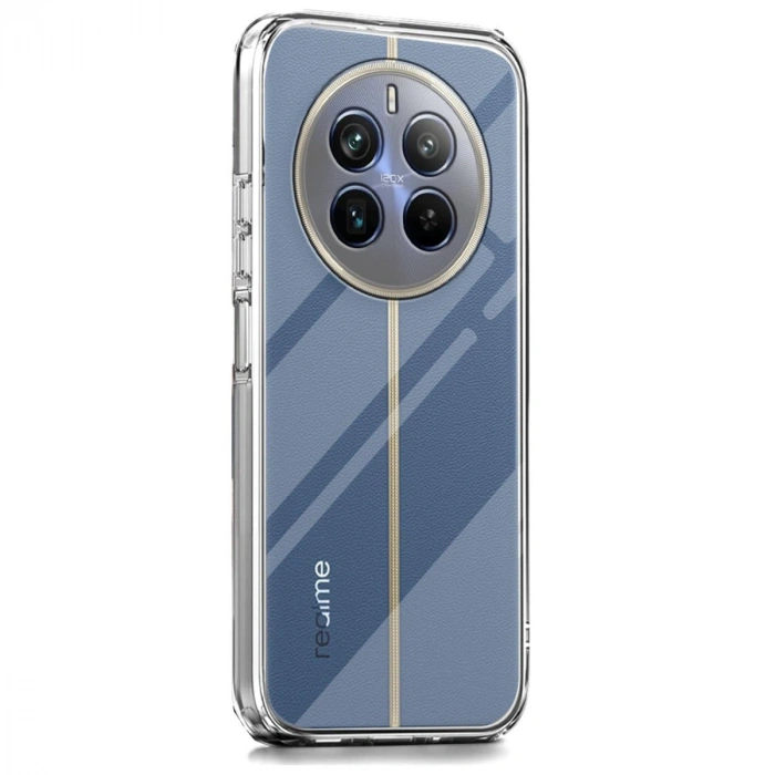 Realme 12 Pro Plus Kılıf Lüx Şeffaf Silikon
