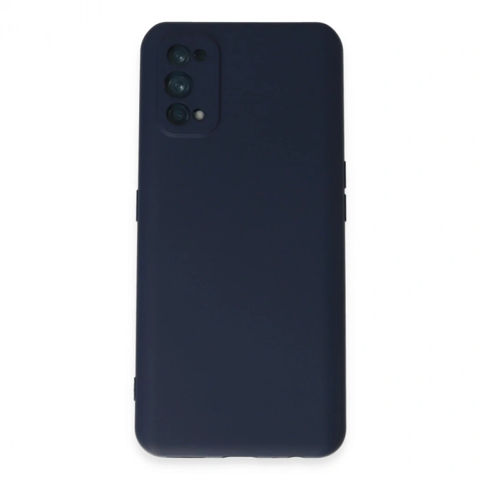 Realme 7 Pro Kılıf Nano İçi Kadife Silikon - Lacivert