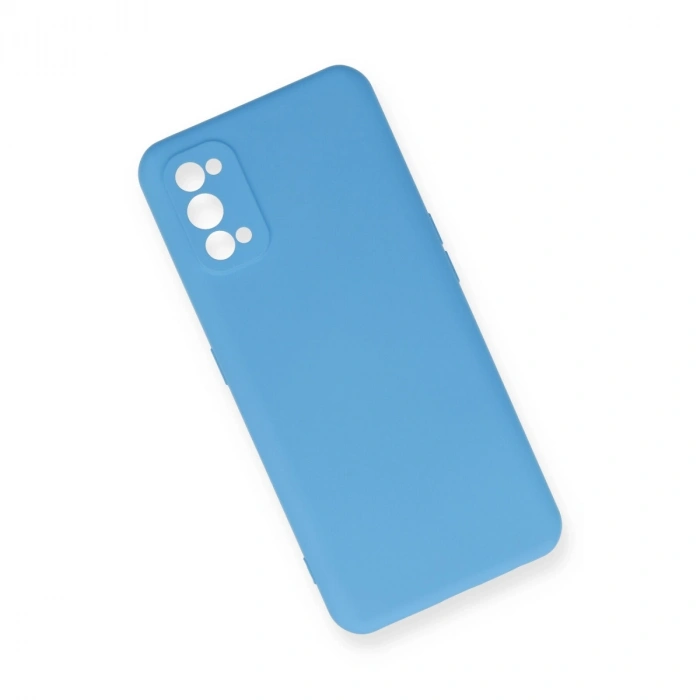 Realme 7 Pro Kılıf Nano İçi Kadife Silikon - Mavi