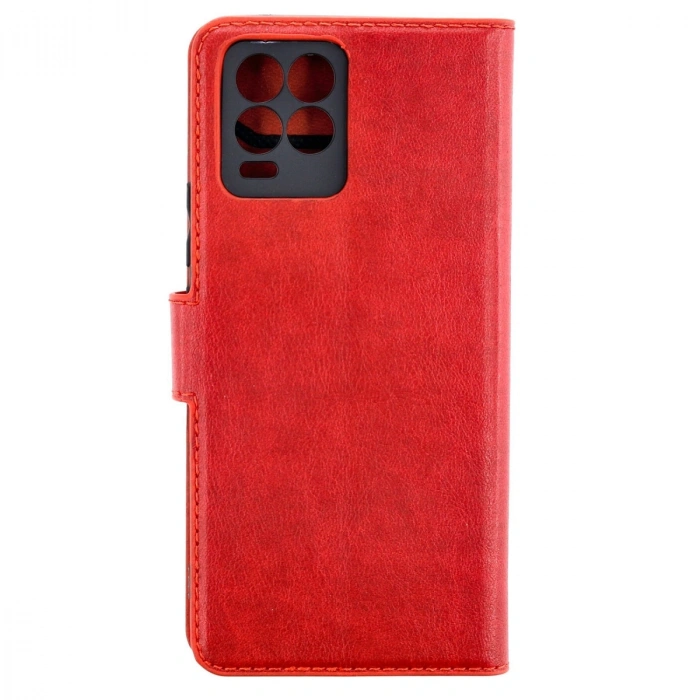 Realme 8 Pro Kılıf Trend S Plus Kapaklı Kılıf - Kırmızı