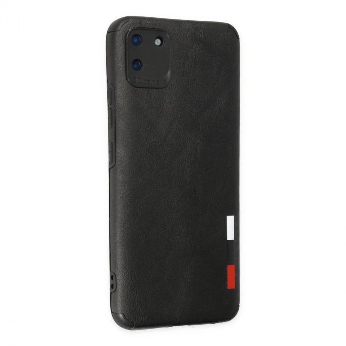 Realme C11 Kılıf Loop Deri Silikon - Siyah