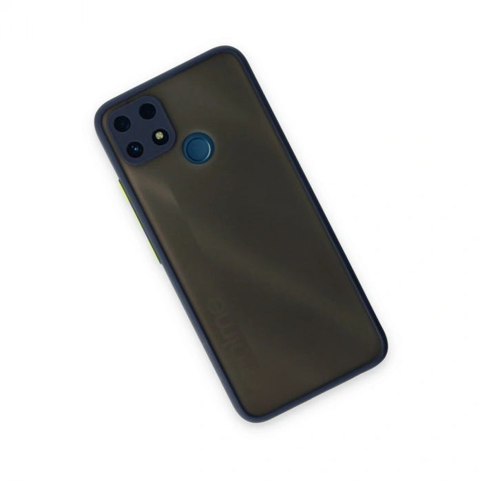 Realme C25 Kılıf Montreal Silikon Kapak - Lacivert
