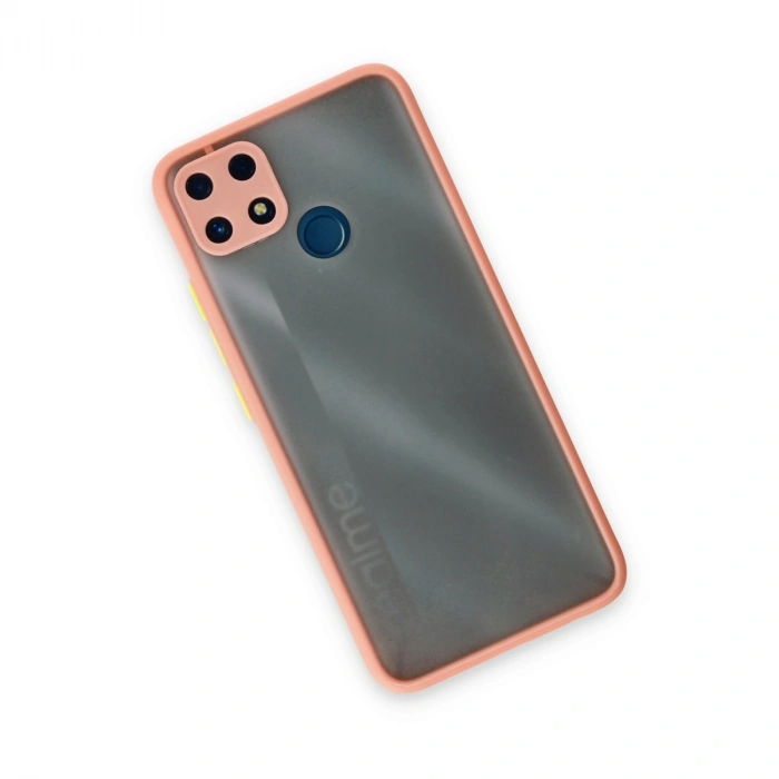 Realme C25 Kılıf Montreal Silikon Kapak - Pembe