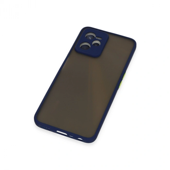 Realme C35 Kılıf Montreal Silikon Kapak - Lacivert